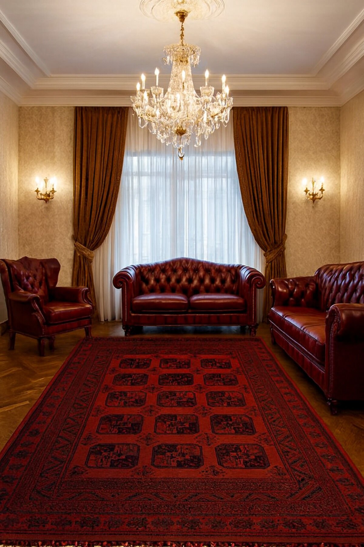 AFGAN HALI DOKUMA TÜY YAPMAYAN ORTA KALINLIKTA ÖZEL TEZGAH DOKUMA MUHTEŞEM HALI