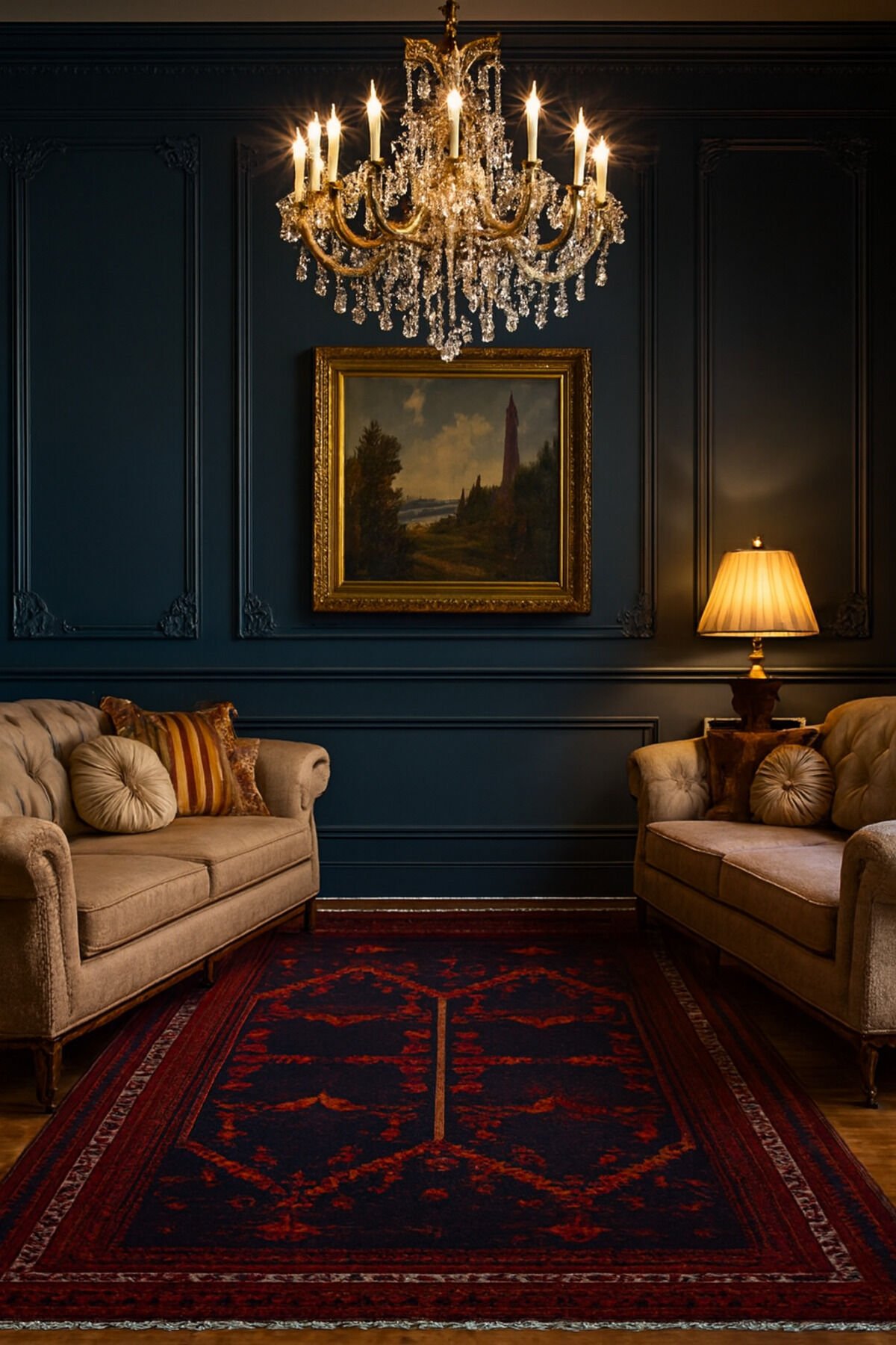 AFGAN HALI SIK DOKUMA TÜY YAPMAYAN ORTA KALINLIKTA ÖZEL TEZGAH DOKUMA MUHTEŞEM HALI