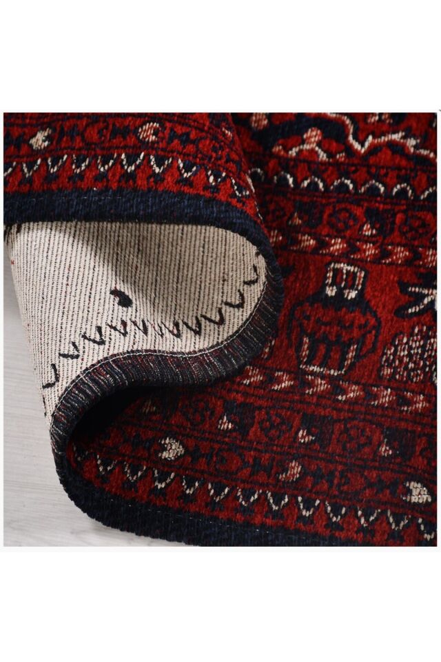 AFGAN HALI DOKUMA TÜY YAPMAYAN ORTA KALINLIKTA ÖZEL TEZGAH DOKUMA MUHTEŞEM HALI