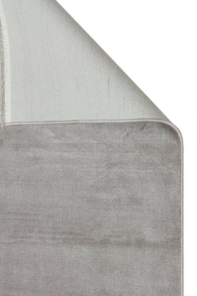 Apex Platin Yüksek Kalite Ipek Bambu Parıltılı Düz Renk Halı Premium Salon Halısı Koyu Kahjve - 160 X 230