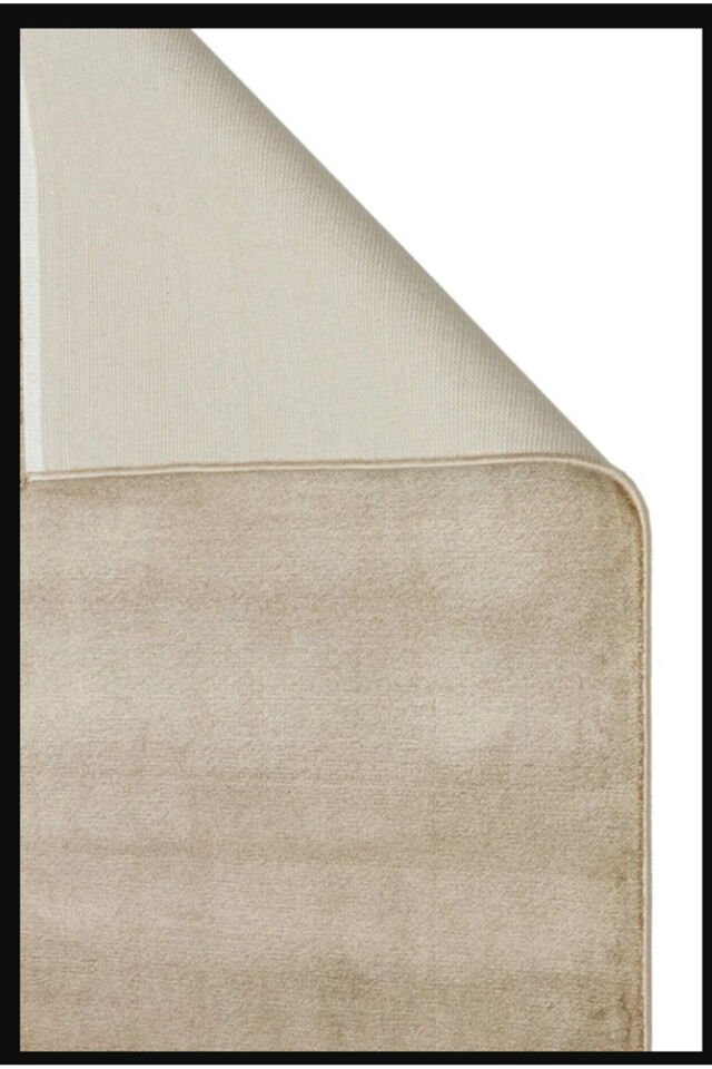 APEX PLATİN ALTIN RENGİ Yüksek Kalite Ipek Bambu Parıltılı Düz Renk Halı Premium Salon Halısı Bej Gold Altin - 160 X 230