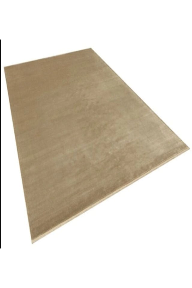 APEX PLATİN ALTIN RENGİ Yüksek Kalite Ipek Bambu Parıltılı Düz Renk Halı Premium Salon Halısı Bej Gold Altin - 300 X 400