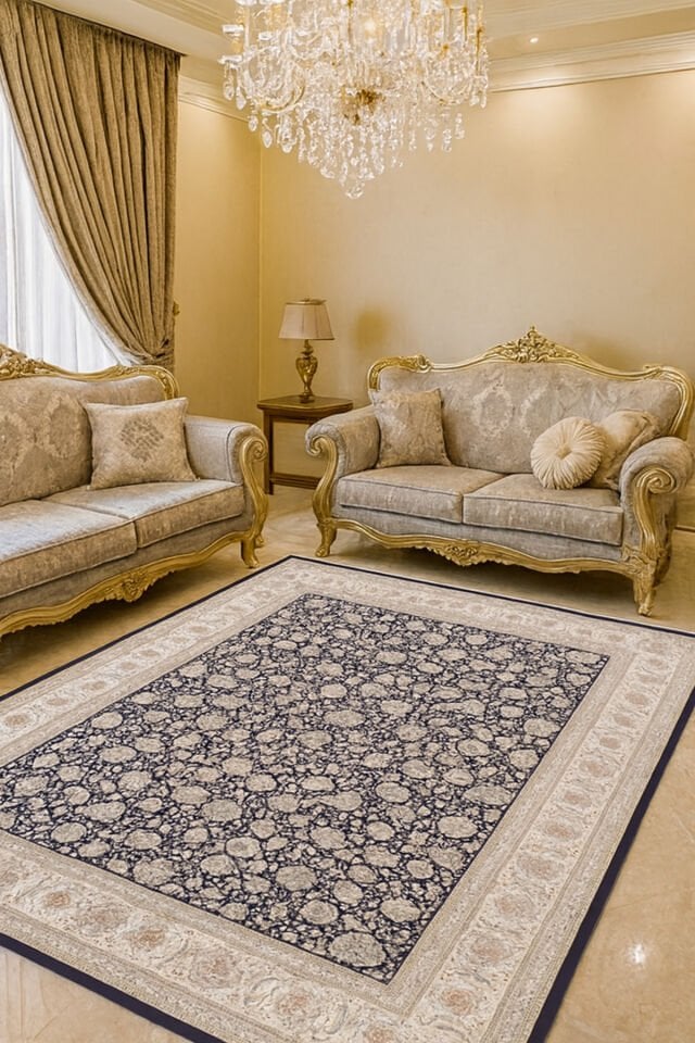 İMPARATOR İPEK AKRİLİK IŞILTILI ORTA KALINLIKTA MUHTEŞEM SALON HALISI