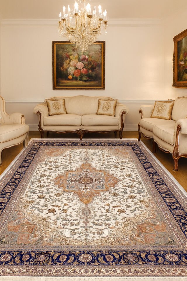 İMPARATOR İPEK AKRİLİK IŞILTILI ORTA KALINLIKTA MUHTEŞEM SALON HALISI