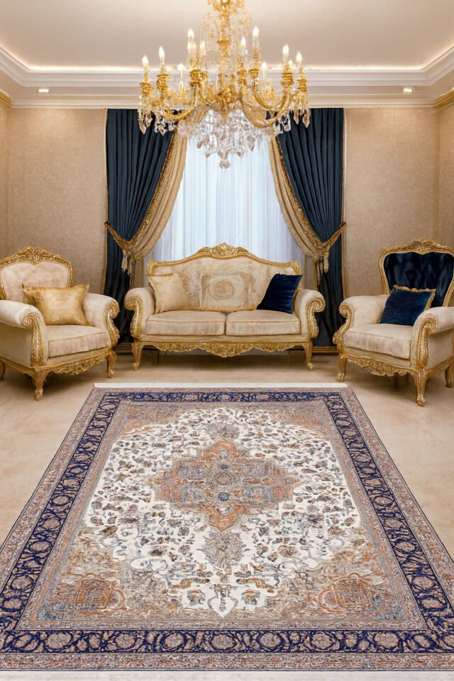 İMPARATOR İPEK AKRİLİK IŞILTILI ORTA KALINLIKTA MUHTEŞEM SALON HALISI