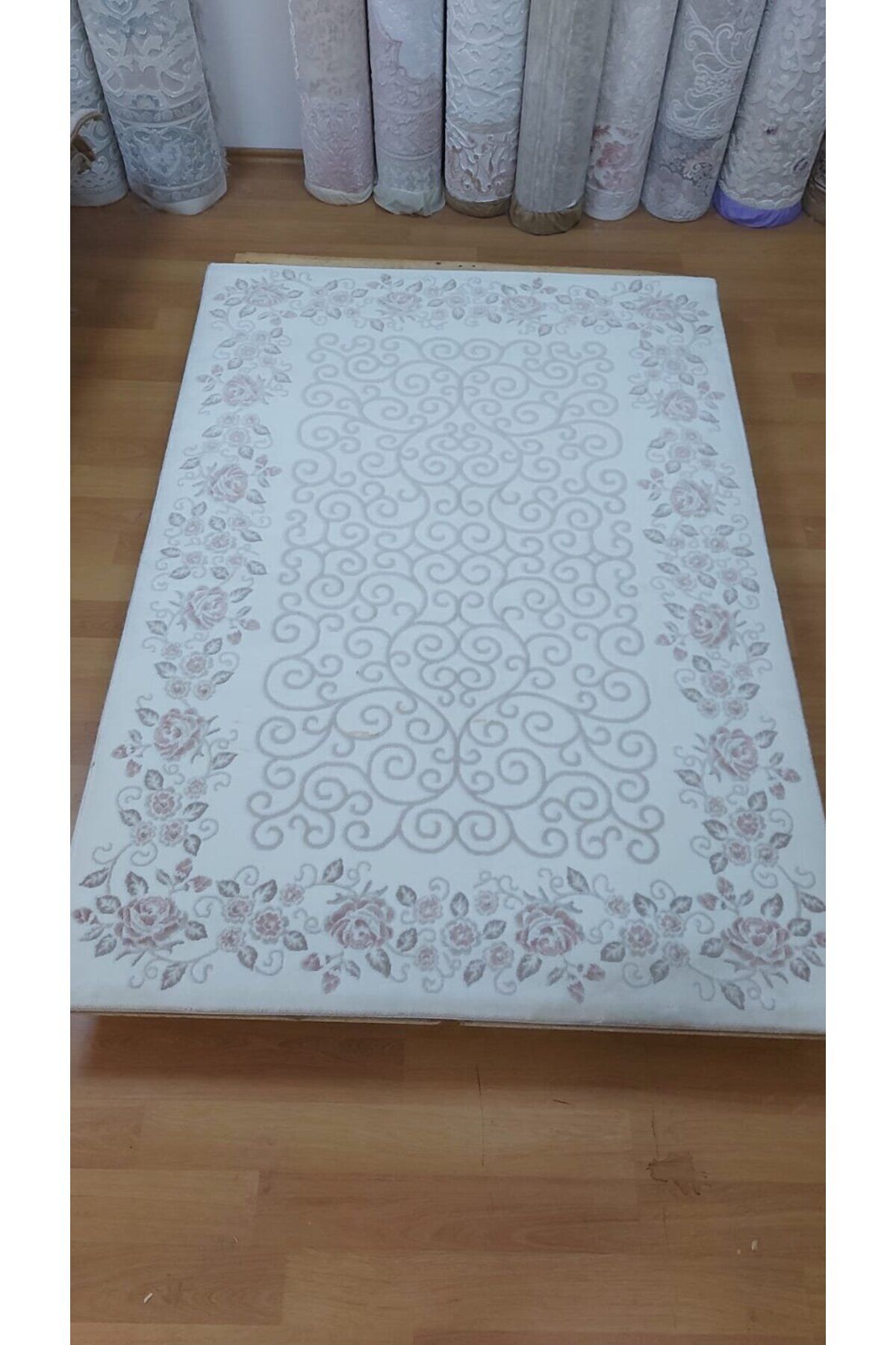 HALI SARAY SIK DOKUMA KALIN SERİ SONU HALI Pembe - 120 X 180