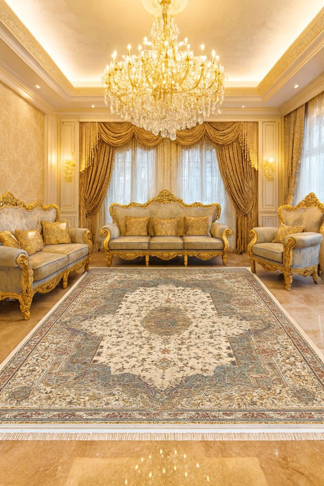 HÜNKAR ORTA KALINLIKTA YÜKSEK KALİTE AKRİLİK DOKUMA HALI