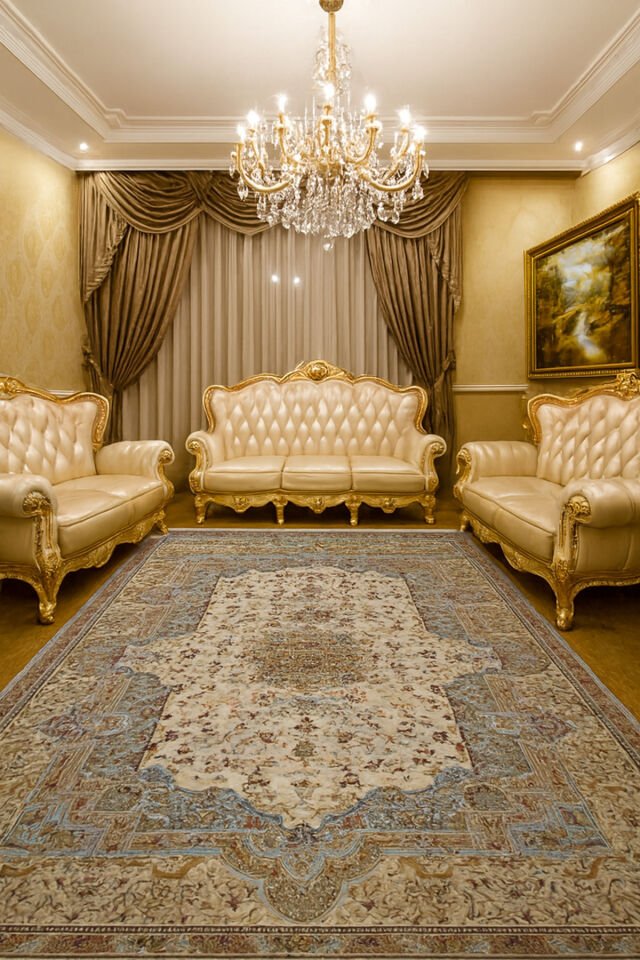 HÜNKAR ORTA KALINLIKTA YÜKSEK KALİTE AKRİLİK DOKUMA HALI