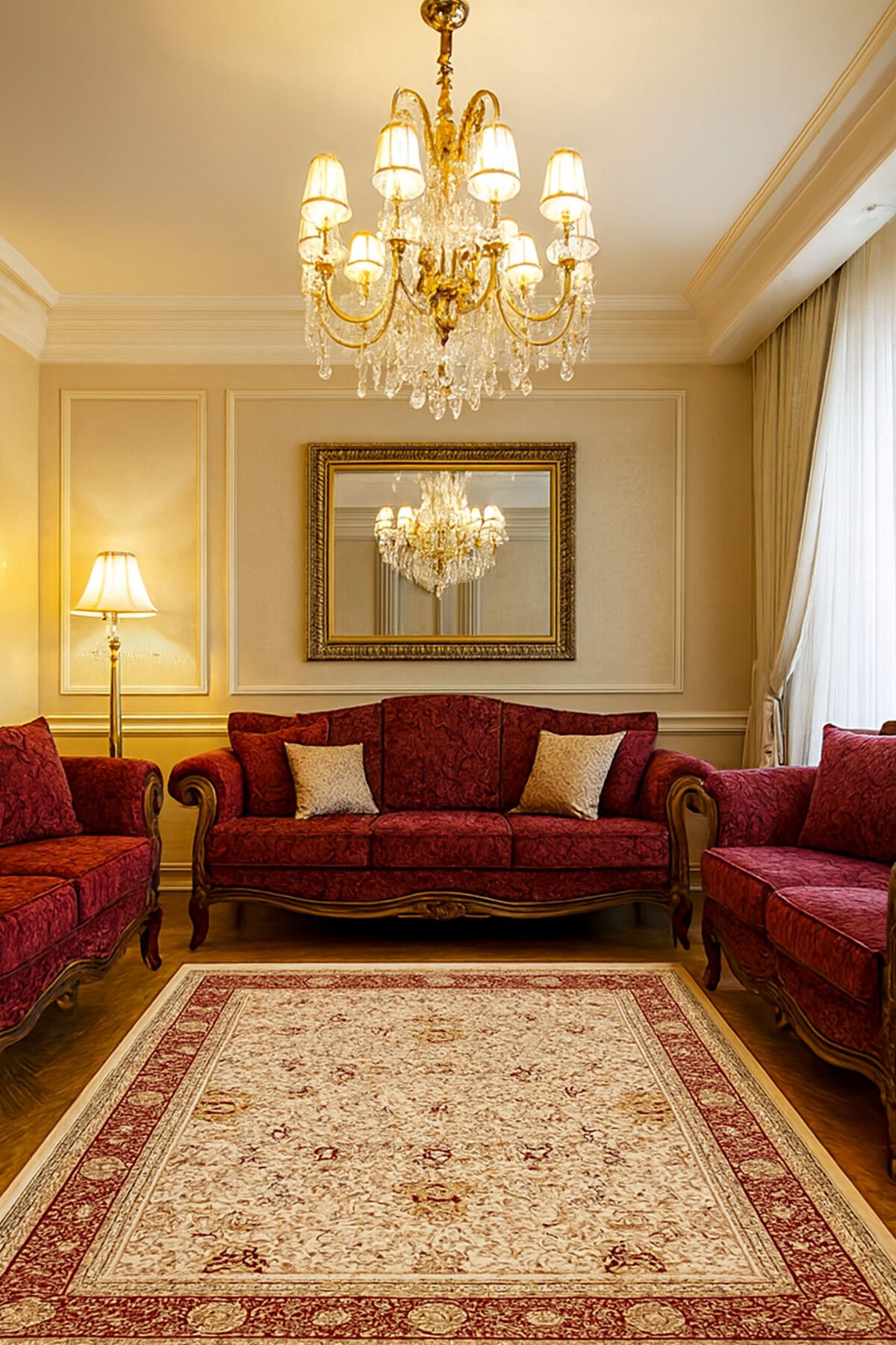 HÜNKAR ORTA KALINLIKTA YÜKSEK KALİTE AKRİLİK DOKUMA HALI