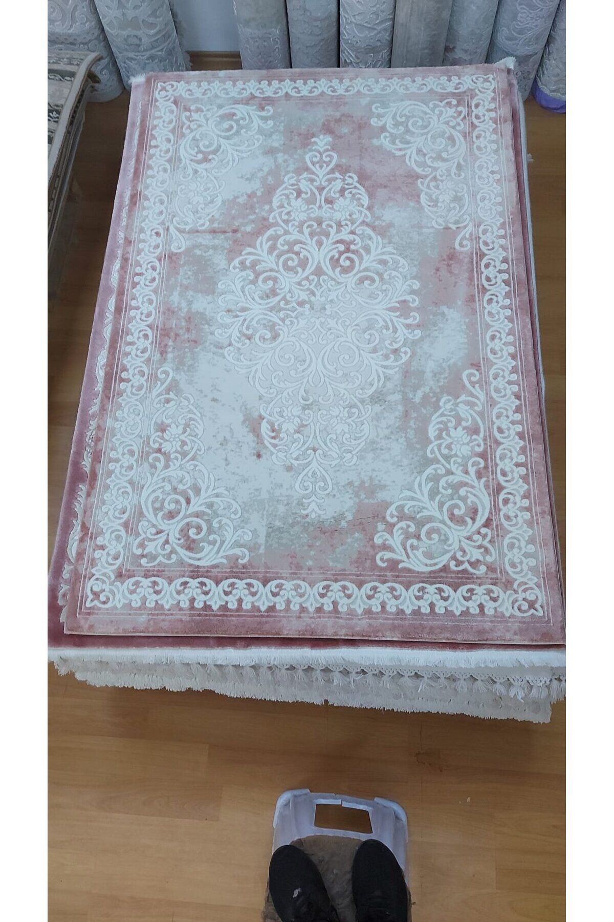HALI SARAY SIK DOKUMA KALIN SERİ SONU HALI Kirmizi - 120 X 180