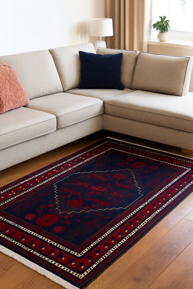 UŞAK SAF YÜN HALI ÖZEL DEMİRCİ DOKUMA YÜN HALI Bordo - 200 X 300