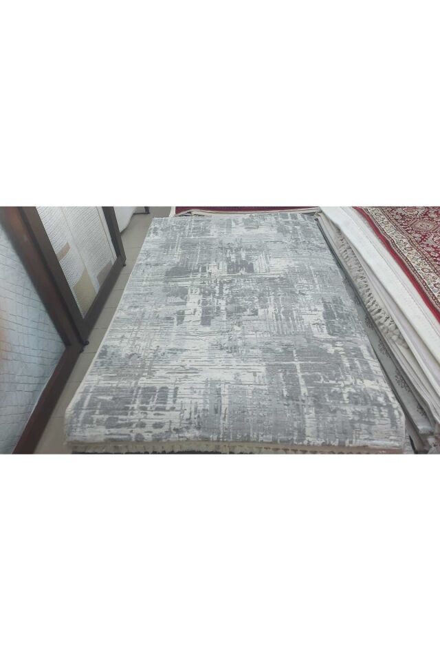 halı saray concept sık dokuma orta kalınlıkta süper akrilik halı Gri - 160 X 230