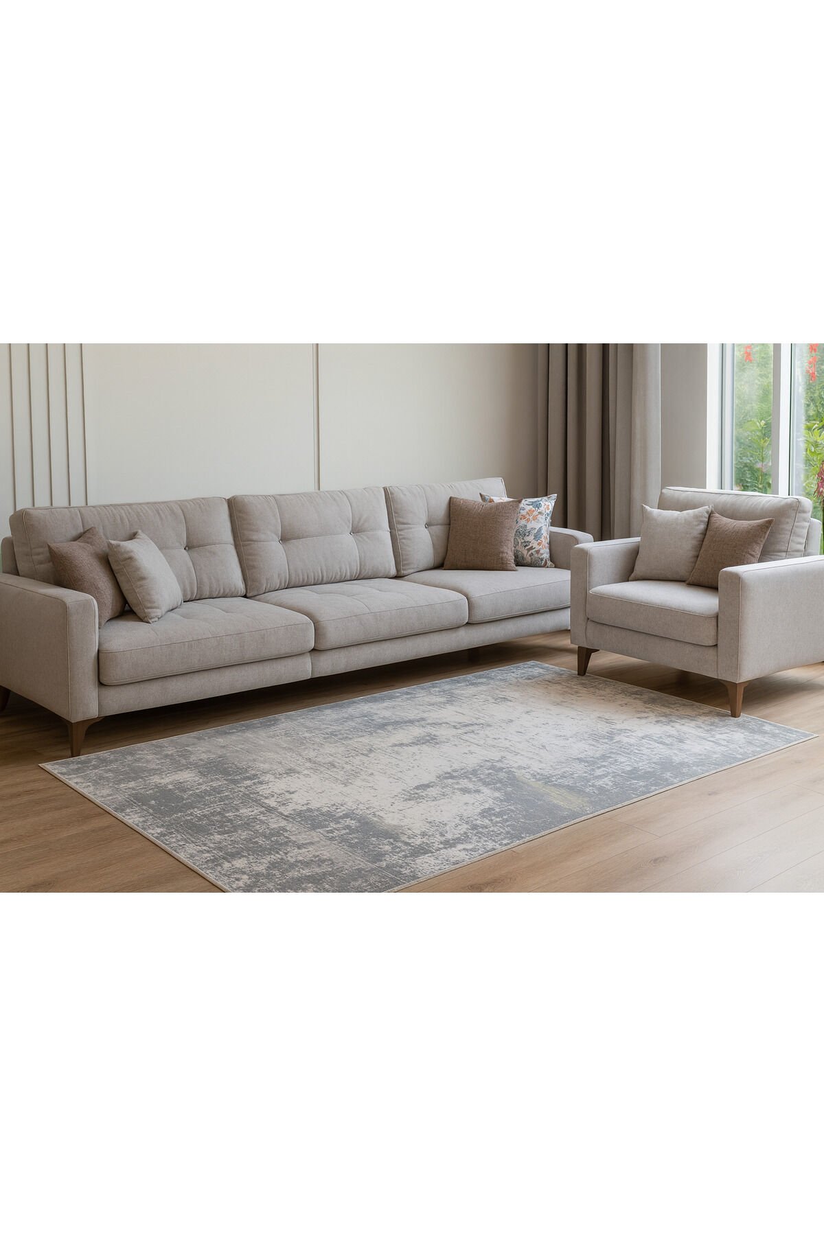 halı saray sık dokuma orta kalınlıkta süper akrilik halı 160 X 230