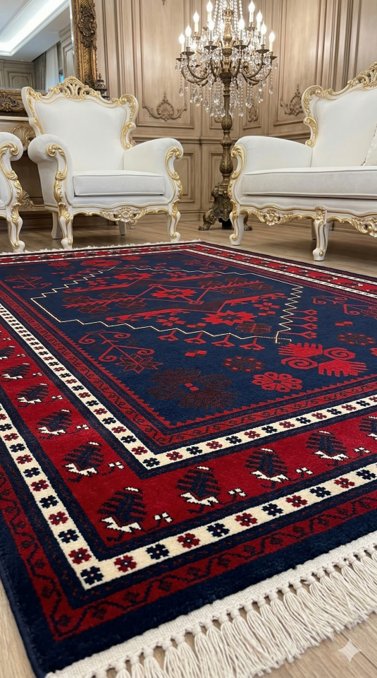 UŞAK SAF YÜN HALI ÖZEL DEMİRCİ DOKUMA YÜN HALI