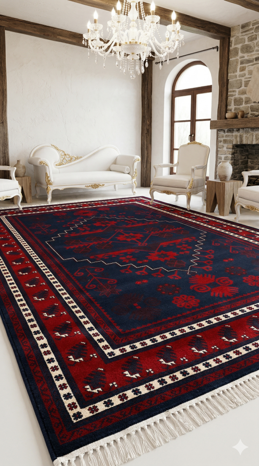 UŞAK SAF YÜN HALI ÖZEL DEMİRCİ DOKUMA YÜN HALI