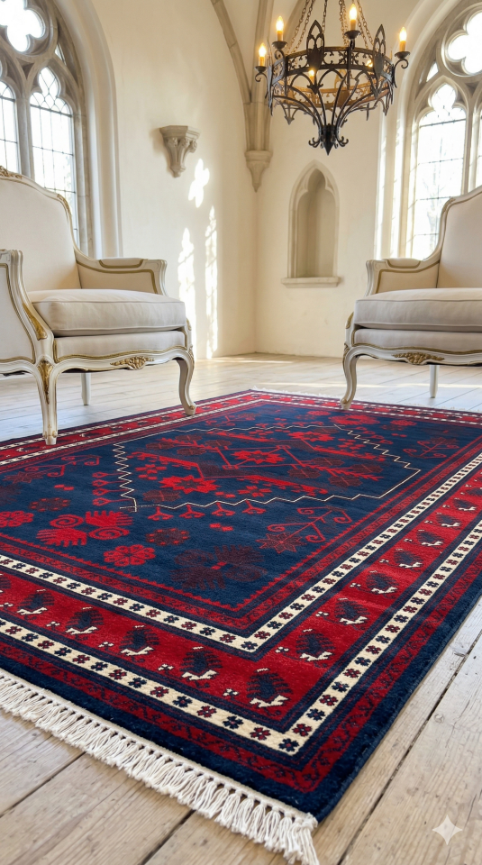 UŞAK SAF YÜN HALI ÖZEL DEMİRCİ DOKUMA YÜN HALI