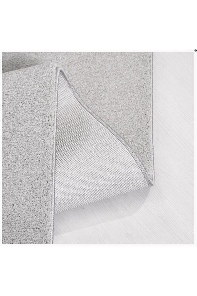 SERFLEX DUVARDAN DUVARA KALİTELİ KALIN AKRİLİK HALI TEMİZLİK SORUNU YOKTUR Gri - 80 X 450