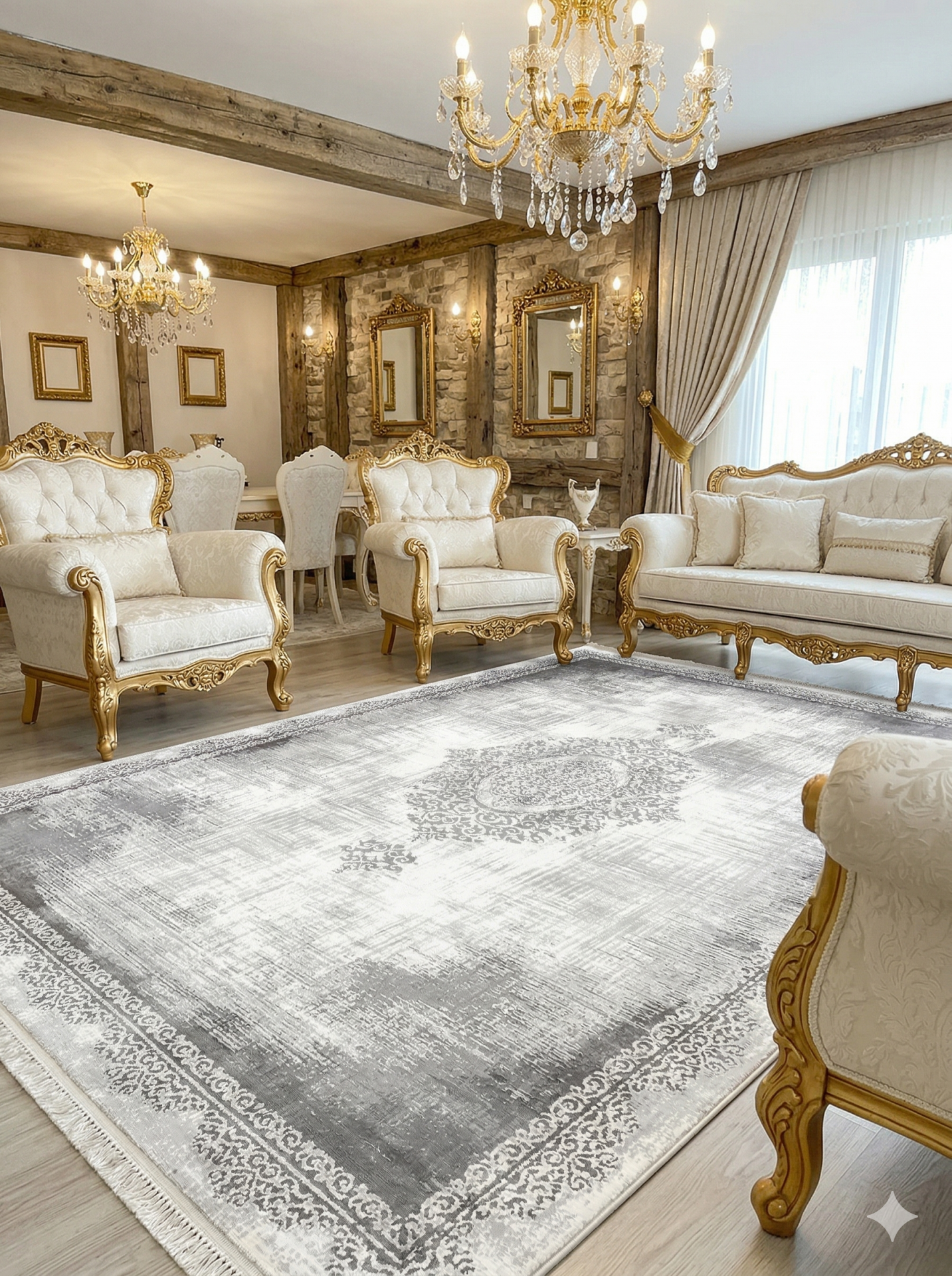 MERİNOS HALI SIK DOKUMA KALIN RODİN SERİSİ 19770 095