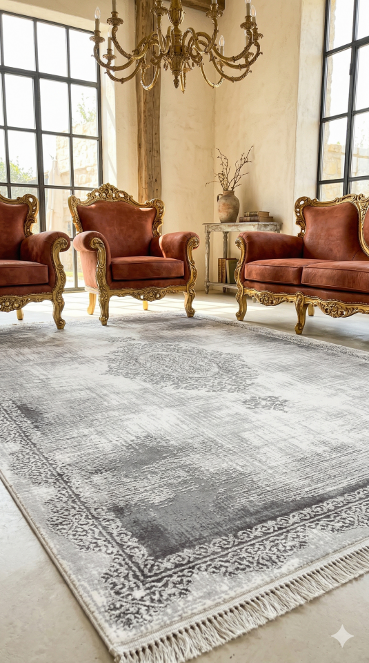 MERİNOS HALI SIK DOKUMA KALIN RODİN SERİSİ 19770 095