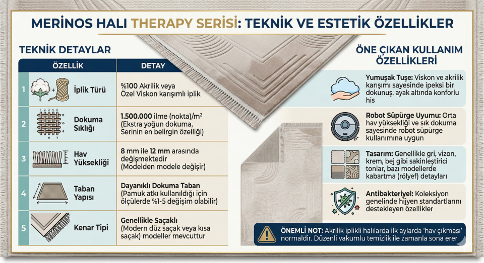 MERİNOS HALI THERAPY SERİSİ 79820 020