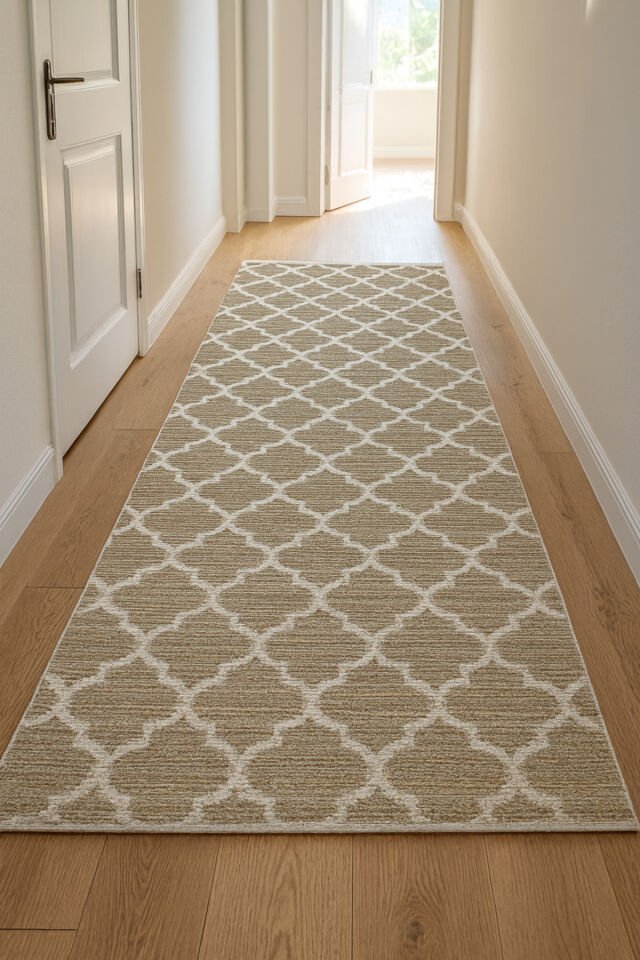 STEP SIK DOKUMA KALIN TOZ TÜY YAPMAYAN HALI YOLLUK Hardal - 80 X 400