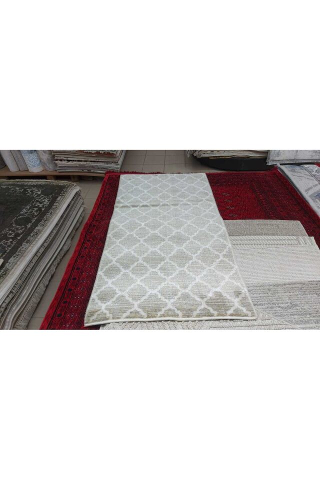 STEP SIK DOKUMA KALIN TOZ TÜY YAPMAYAN HALI YOLLUK Hardal - 80 X 150