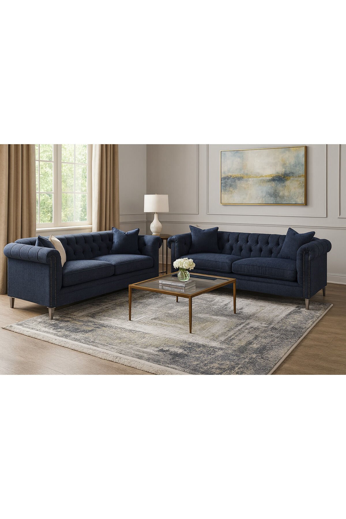 premium ipek bambu sık dokuma parıltılı muhteşem halı Gri Siyah Hardal - 160 X 230