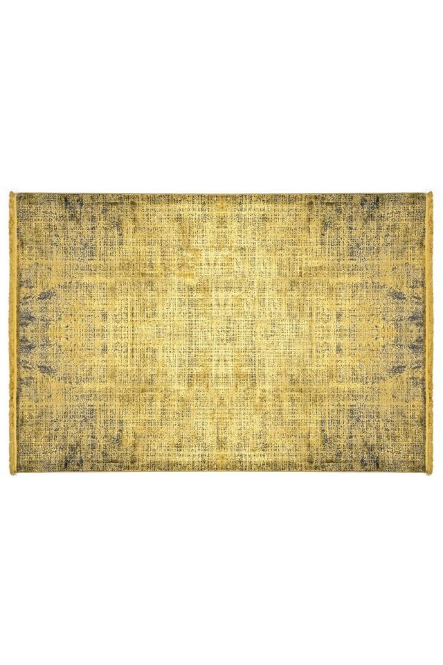 premium ipek bambu sık dokuma parıltılı muhteşem halı Altın - 160 X 230