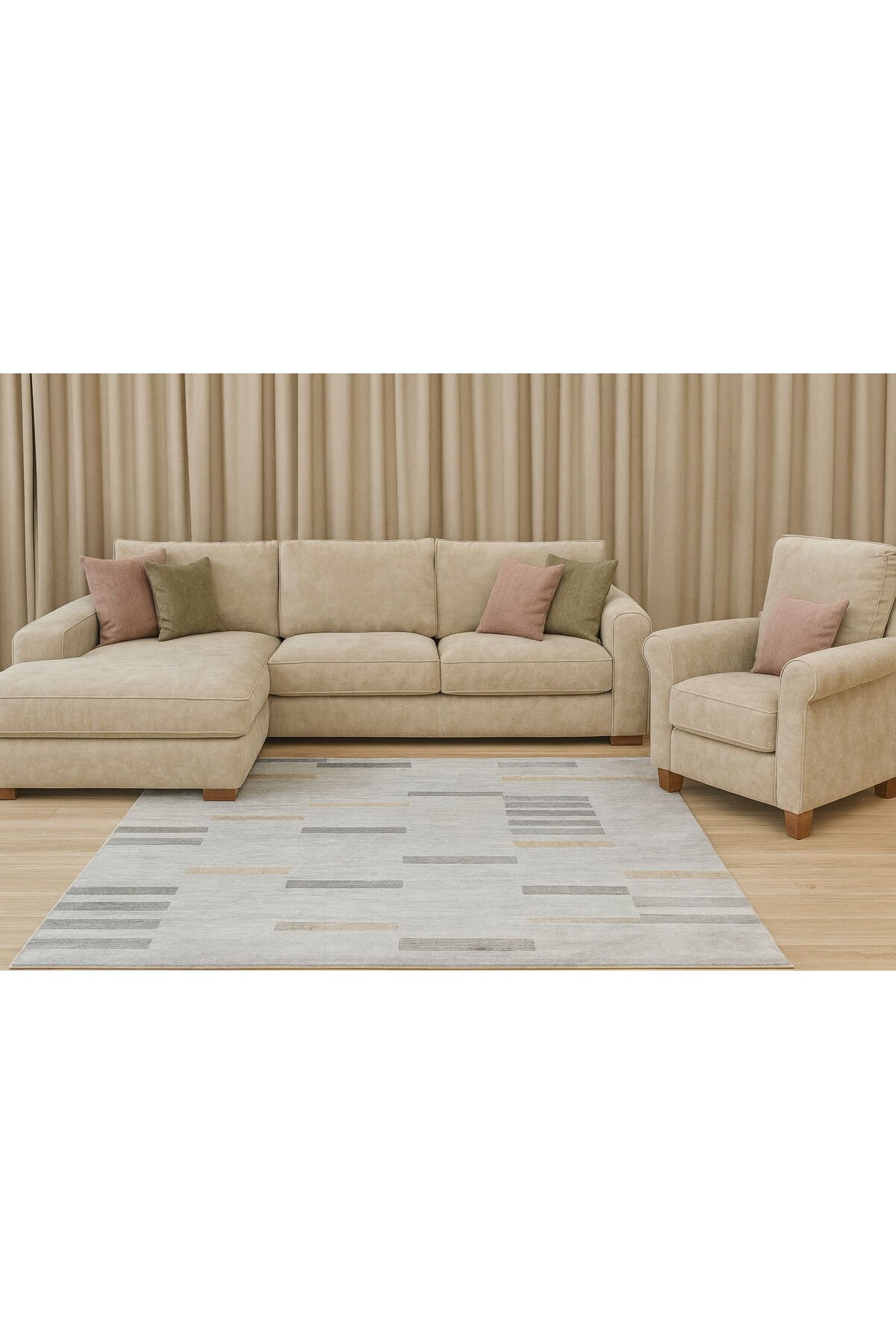 premium ipek bambu sık dokuma parıltılı muhteşem halı Gri Siyah - 160 X 230