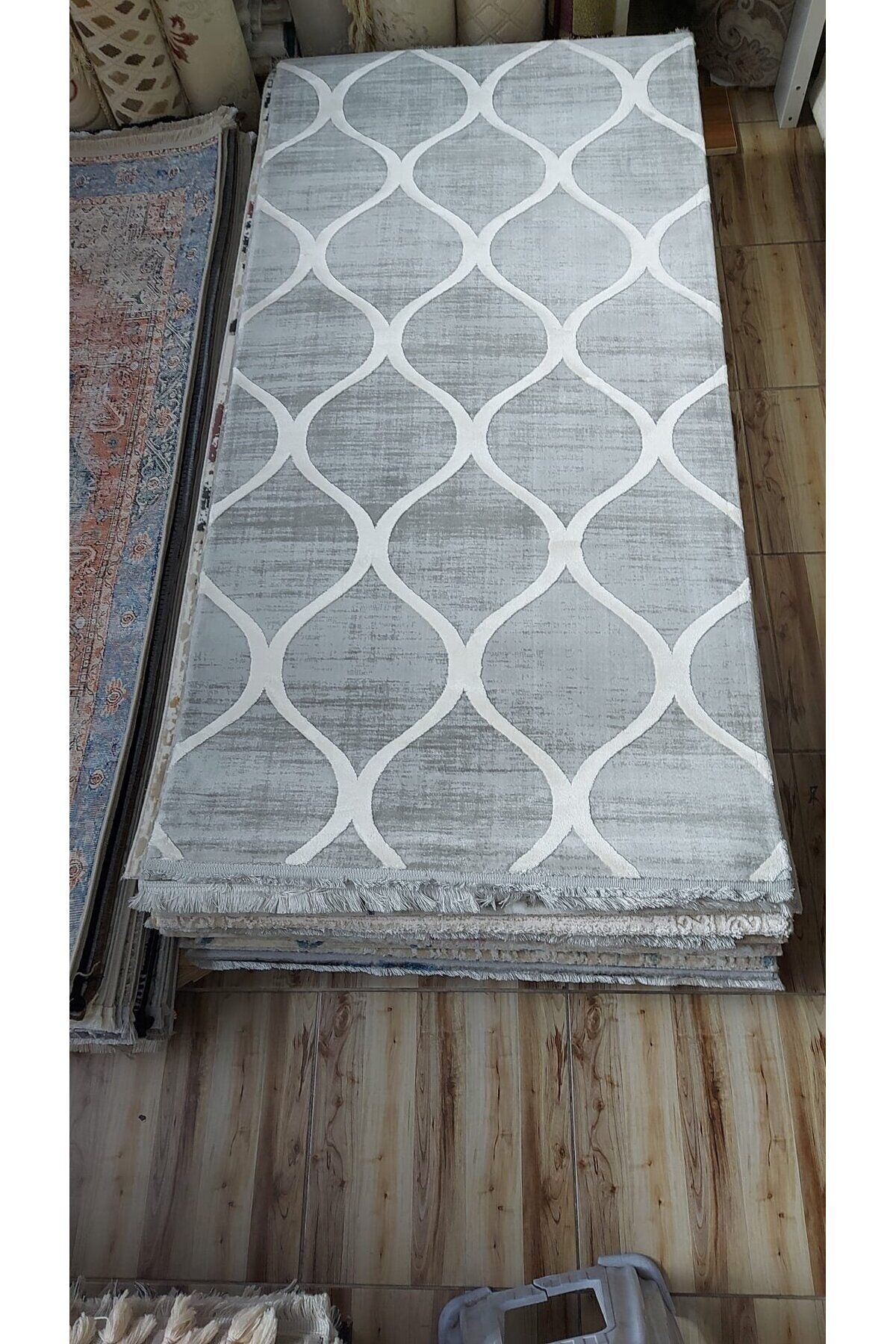 HALI SARAY SIK DOKUMA AKRİLİK KALIN HALI GRİ 100 x 200 Gri̇ - 100 X 200