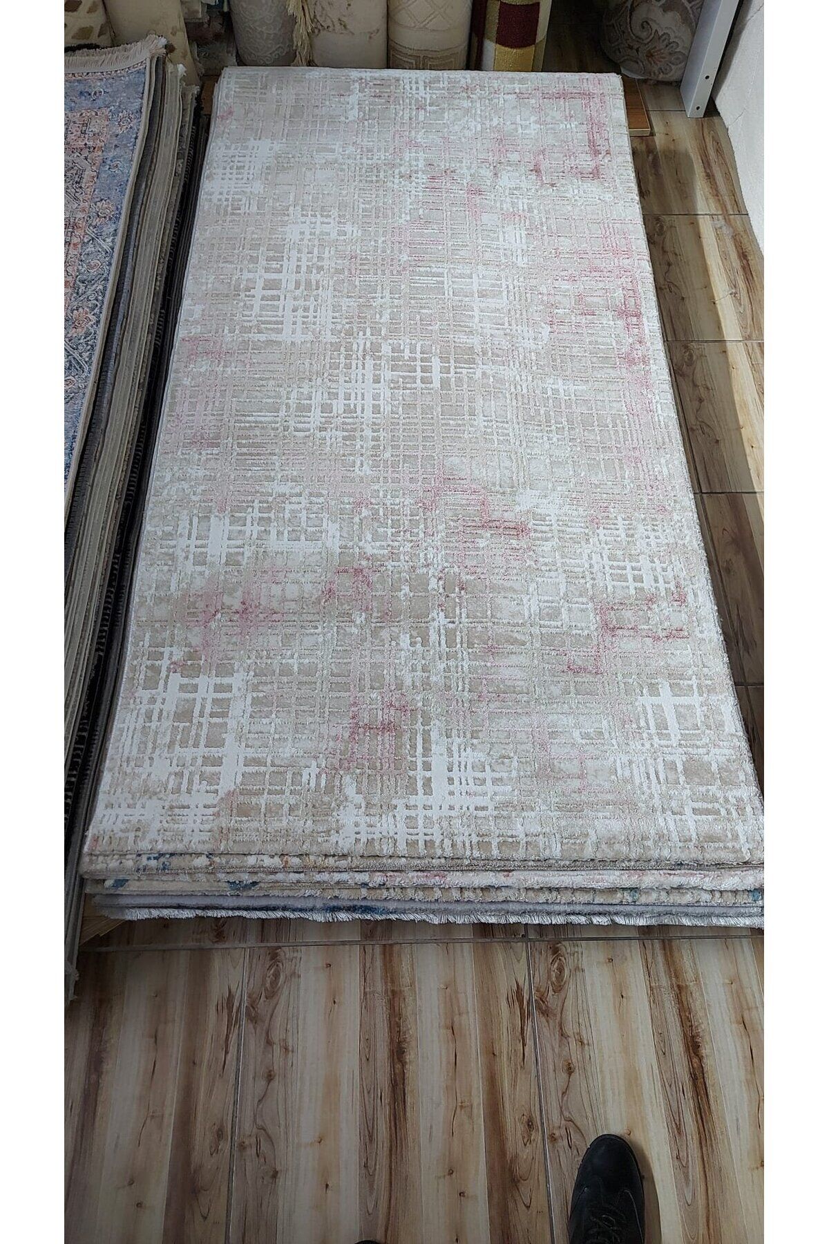 HALI SARAY SIK DOKUMA AKRİLİK KALIN HALI KIRMIZI 100 x 200 Kirmizi - 100 X 200