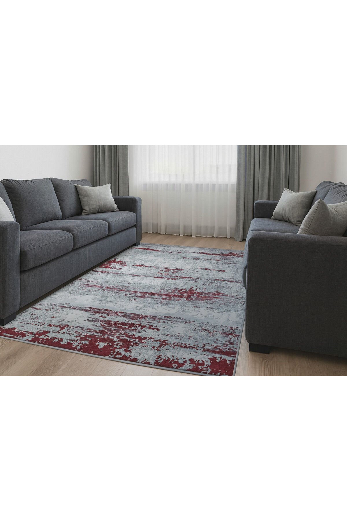 HALI SARAY SIK DOKUMA ORTA KALINLIKTA TOZ YAPMAYAN AKRİLİK HALI Multi - 160 X 230