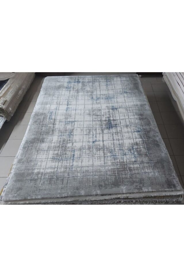 HALI SARAY SIK DOKUMA ORTA KALINLIKTA TOZ YAPMAYAN AKRİLİK HALI Gri̇ - 160 X 230