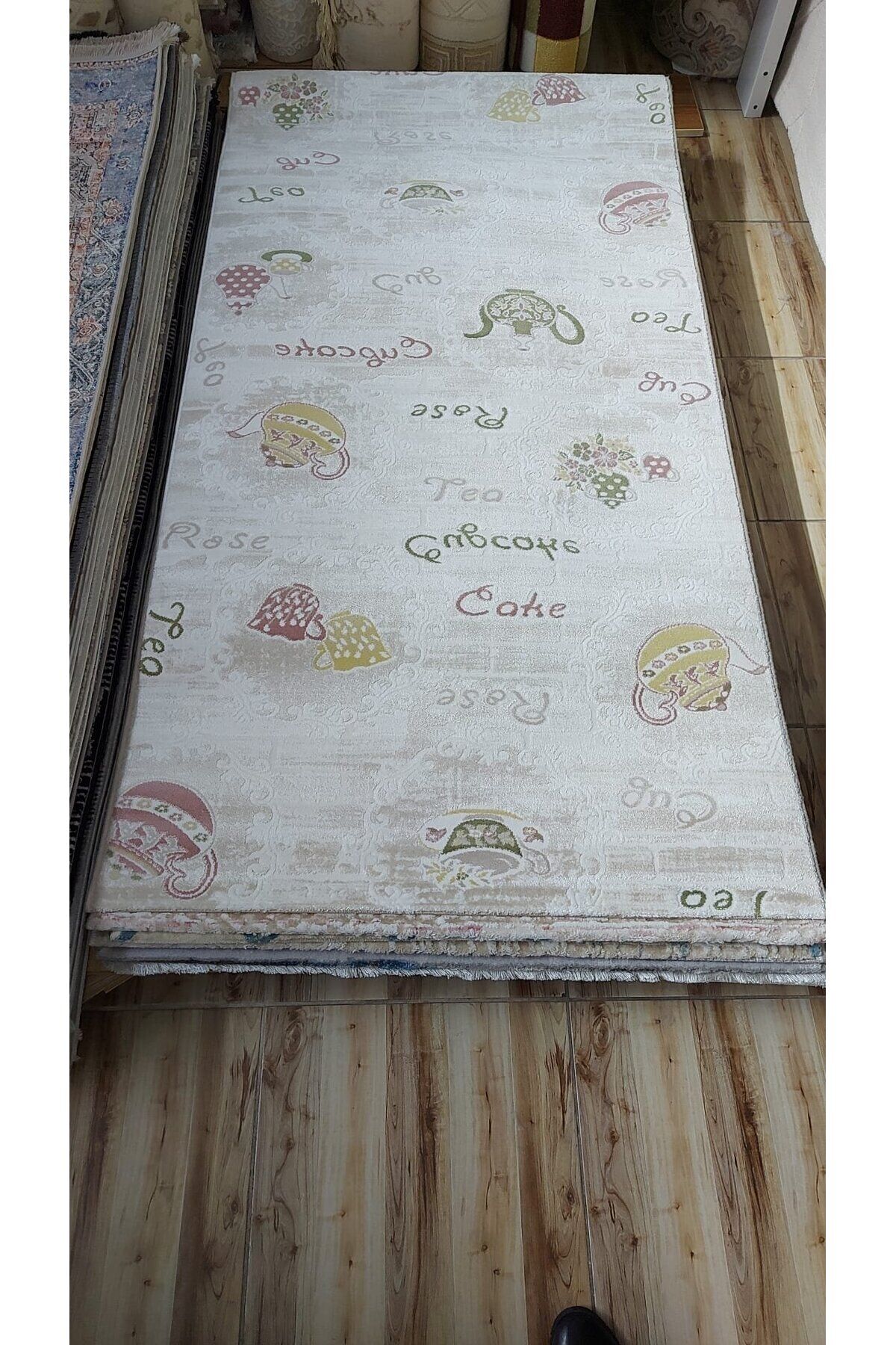 HALI SARAY SIK DOKUMA AKRİLİK KALIN HALI SARI 100 x 200 Sari - 100 X 200