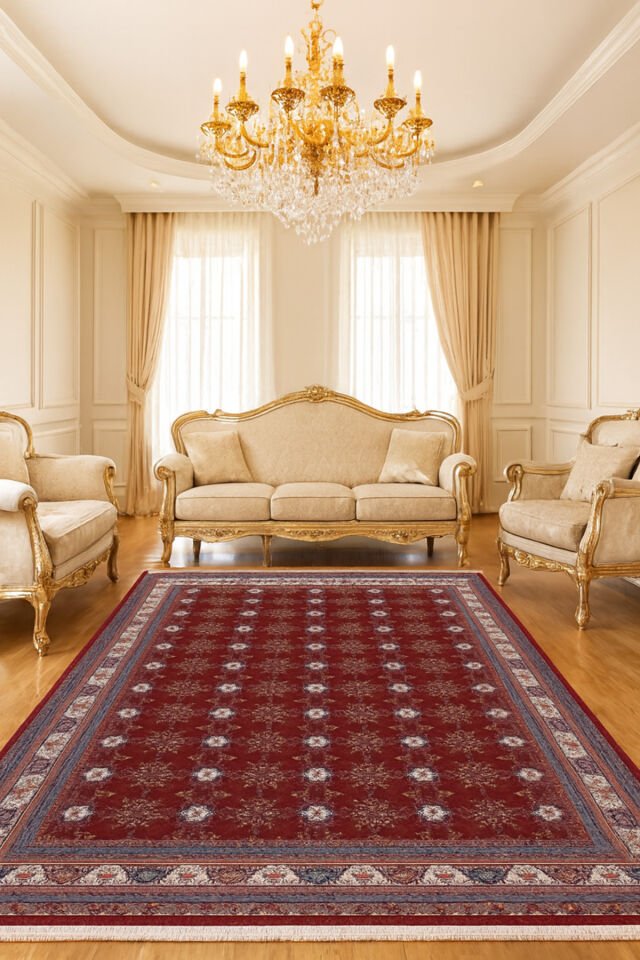 İMPARATOR İPEK AKRİLİK IŞILTILI ORTA KALINLIKTA MUHTEŞEM SALON HALISI