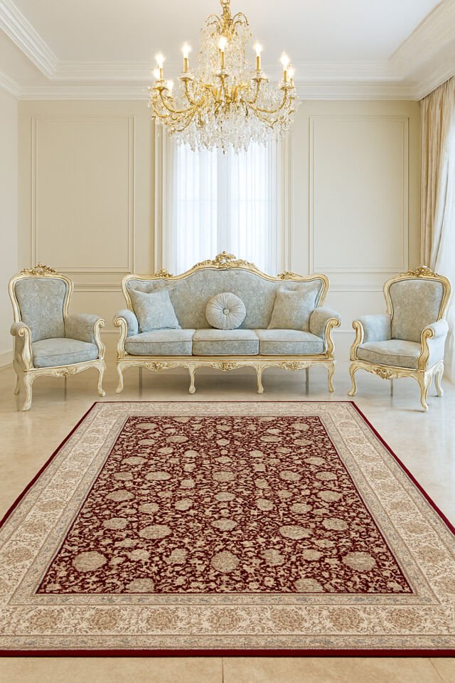 İMPARATOR İPEK AKRİLİK IŞILTILI ORTA KALINLIKTA MUHTEŞEM SALON HALISI