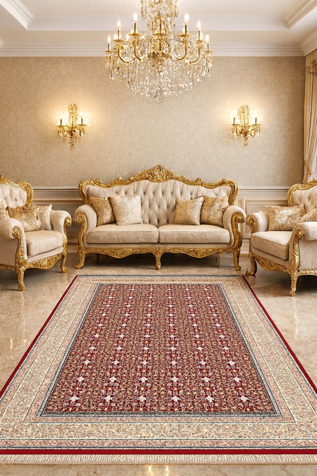 İMPARATOR İPEK AKRİLİK IŞILTILI ORTA KALINLIKTA MUHTEŞEM SALON HALISI