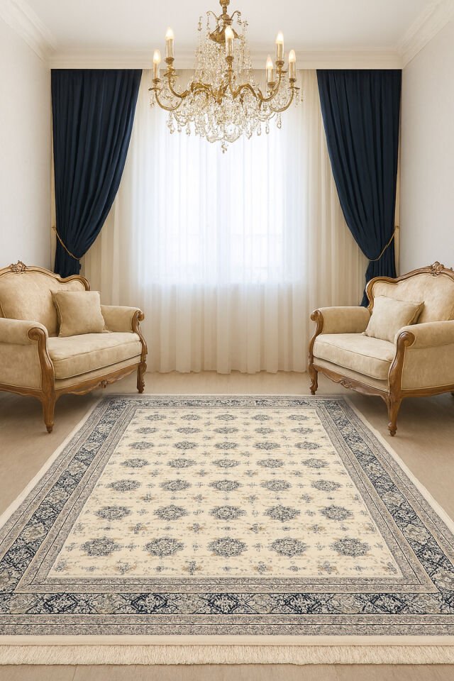 İMPARATOR İPEK AKRİLİK IŞILTILI ORTA KALINLIKTA MUHTEŞEM SALON HALISI