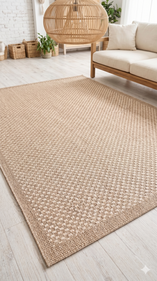 MERİNOS HALI SİSAL SERİSİ SİSAL HALI YÜKSEK KALİTE DOKUMA ÇOK DAYANIKLI TOZ TÜY YAPMAZ PRATİK HALI79272 70