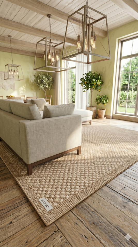 MERİNOS HALI SİSAL SERİSİ SİSAL HALI YÜKSEK KALİTE DOKUMA ÇOK DAYANIKLI TOZ TÜY YAPMAZ PRATİK HALI79272 70