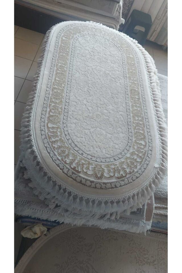 HERA SIK DOKUMA AKRİLİK OVAL HALI