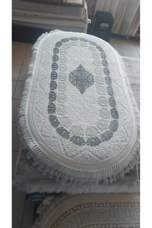 HERA SIK DOKUMA AKRİLİK OVAL HALI