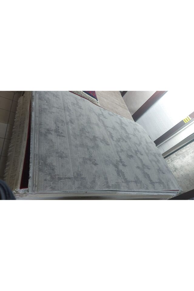 SÜPER SALON HALILARI ORTA KALINLIKTA  TOZ TÜY YOK TEMİZLİĞİ KOLAY AKRİLİK HALILAR Gri̇ - 200 X 290