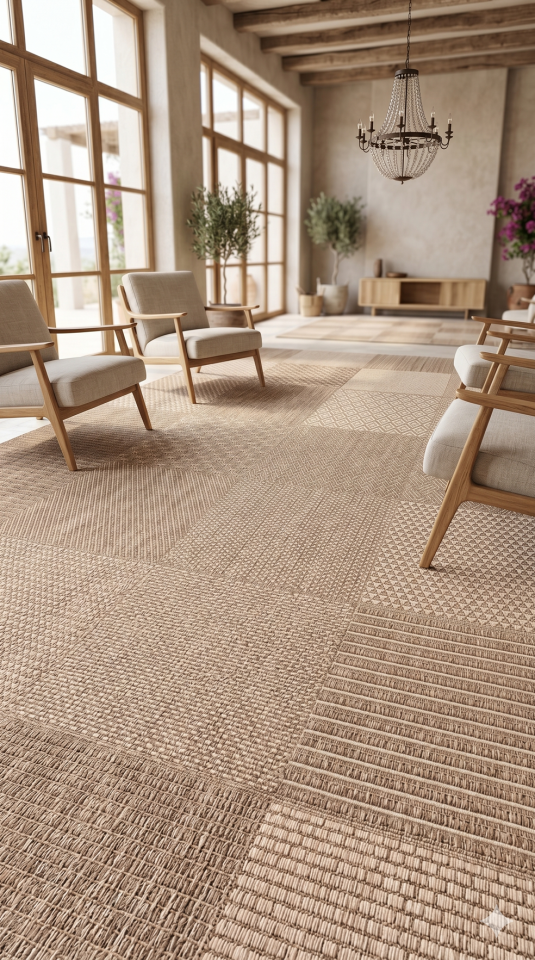 MERİNOS HALI SİSAL SERİSİ SİSAL HALI YÜKSEK KALİTE DOKUMA ÇOK DAYANIKLI TOZ TÜY YAPMAZ PRATİK HALI7927 70