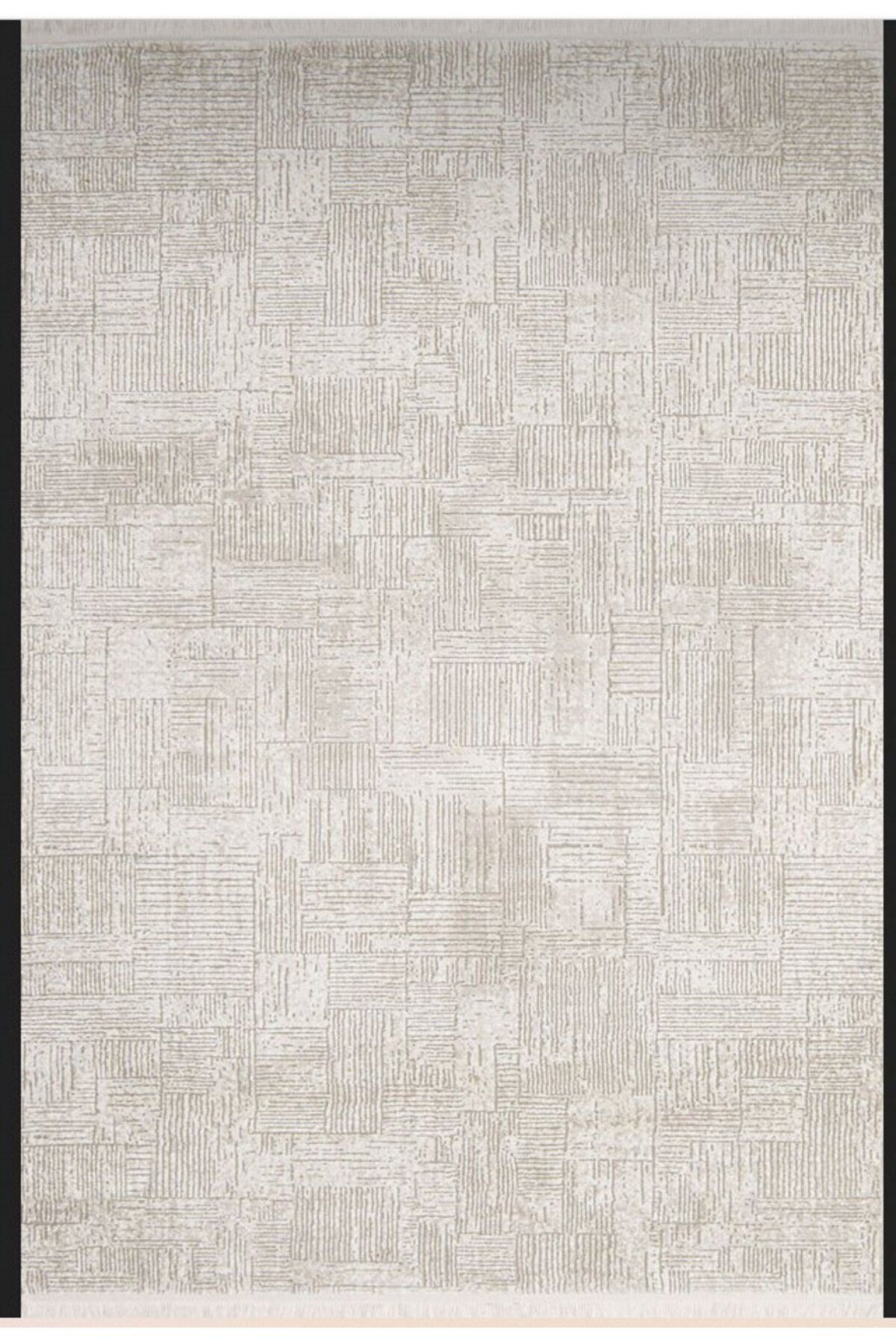 SALON HALISI SIK DOKUMA KALIN TEMİZLEMESİ KOLAY GÖZ ALICI HALI Bej - 200 X 290