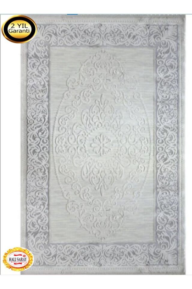 Halı Saray Dalya Sık Dokuma Süper Kalın Halı Bej - 80 X 150