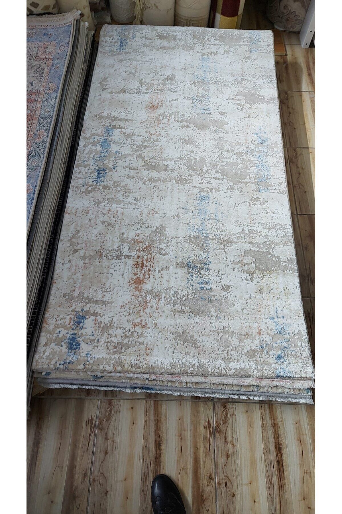 HALI SARAY SIK DOKUMA AKRİLİK KALIN HALI MAVİ 100 x 200