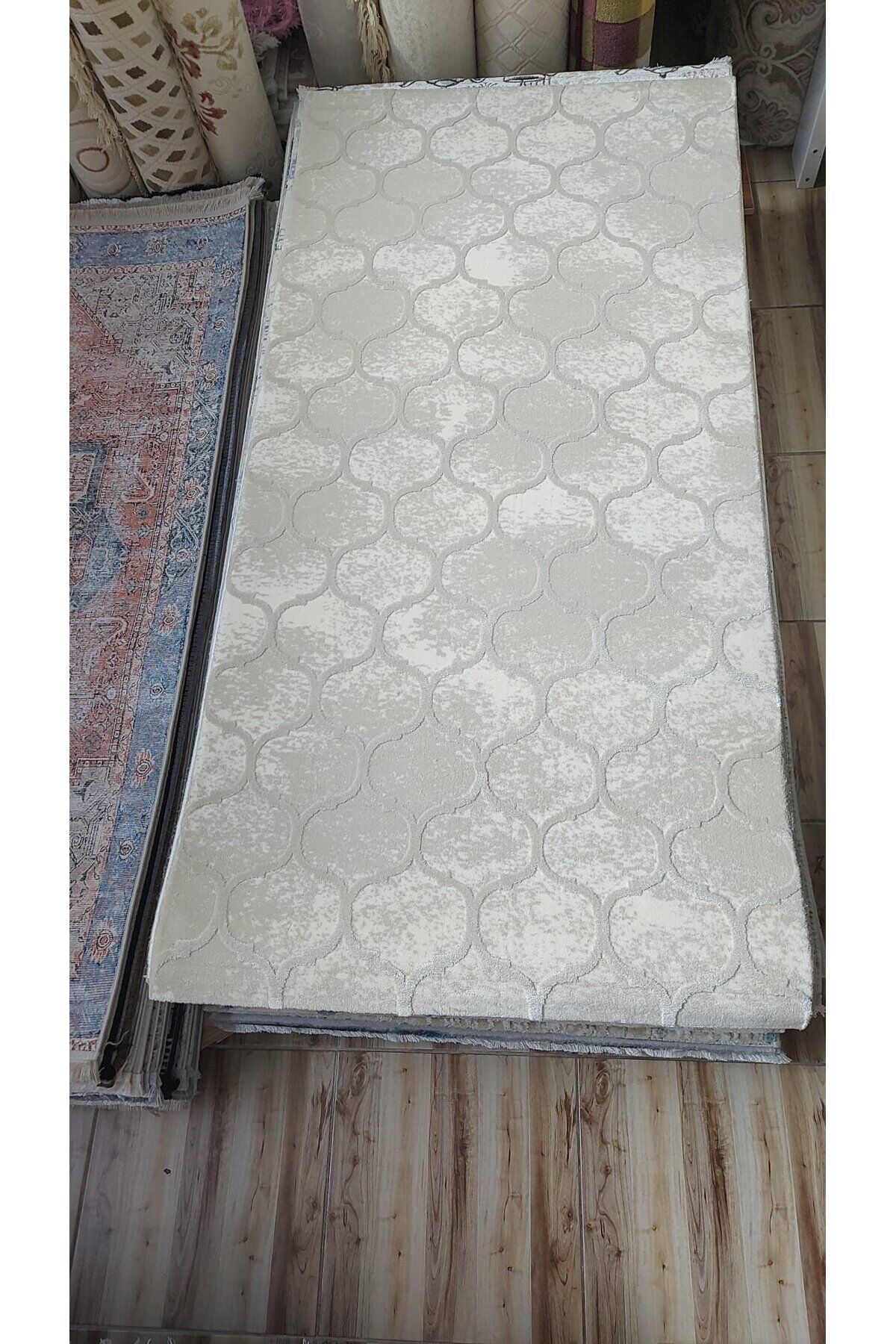 SIK DOKUMA AKRİLİK KALIN HALI GRİ 100 x 200