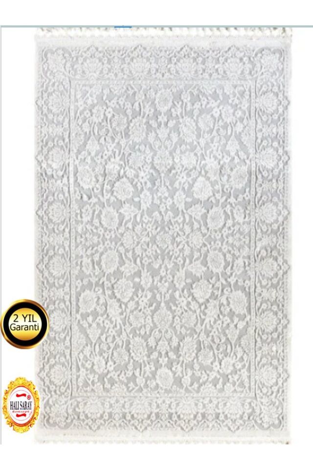 Halı Saray Dalya Sık Dokuma Süper Kalın Halı Bej - 80 X 150