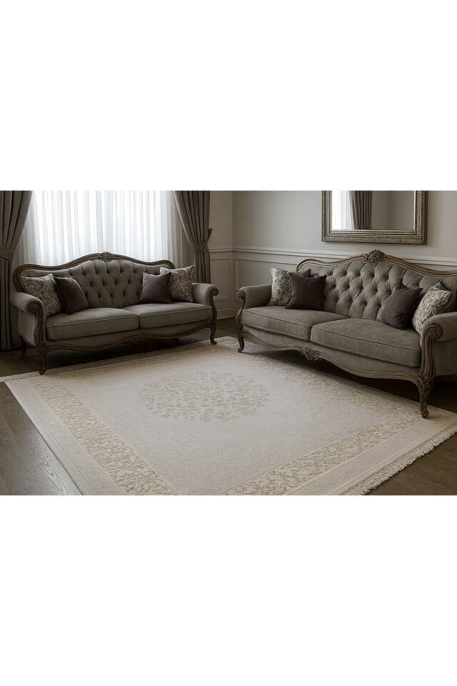 SÜPER SALON HALILARI ORTA KALINLIKTA  TOZ TÜY YOK TEMİZLİĞİ KOLAY AKRİLİK HALILAR